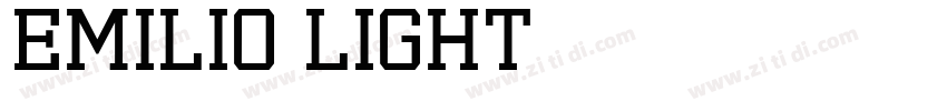 Emilio Light字体转换